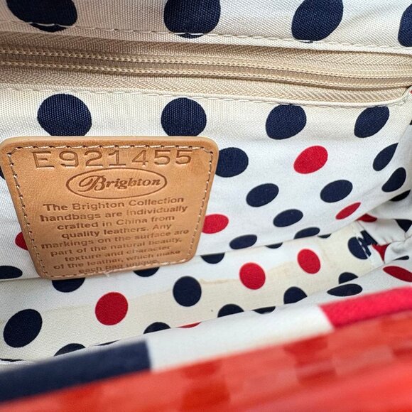 Brighton Nautical Chain Print Clutch with Chain Strap – Red, White & Blue - Picture 13 of 13